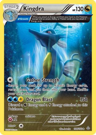 Image of Kingdra (Alpha) 108/160  - Holofoil XY  Primal Clash - Holo Rare