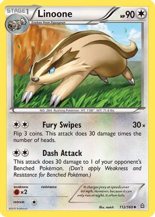 Image of Linoone 112  XY  Primal Clash - Uncommon