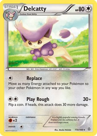 Image of Delcatty 114  - Reverse Holofoil XY  Primal Clash - Rare