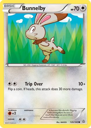 Image of Bunnelby 120  XY  Primal Clash - Common