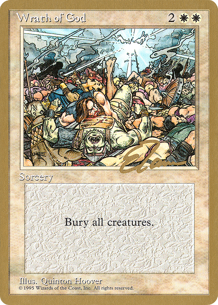 Image of Wrath of God - 1996 Eric Tam (4ED) (WCD-) - Pro Tour Collector Set