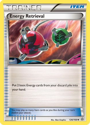 Image of Energy Retrieval 126/160  XY  Primal Clash - Uncommon