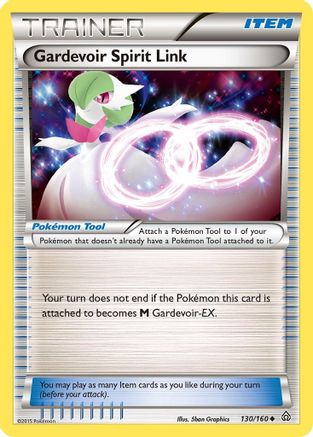 Image of Gardevoir Spirit Link 130/160  - Reverse Holofoil XY  Primal Clash - Uncommon