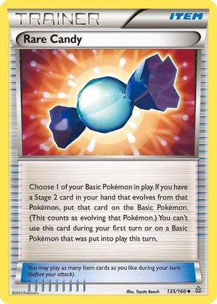 Image of Rare Candy 135/160  - Reverse Holofoil XY  Primal Clash - Uncommon