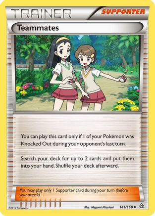 Image of Teammates 141  - Reverse Holofoil XY  Primal Clash - Uncommon