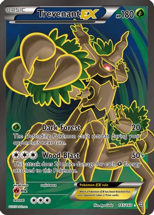 Image of Trevenant EX (145 Full Art) 145  - Holofoil XY  Primal Clash - Ultra Rare
