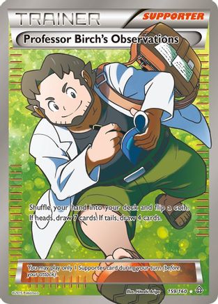 Image of Professor Birch's Observations (159 Full Art) 159/160  - Holofoil XY  Primal Clash - Ultra Rare