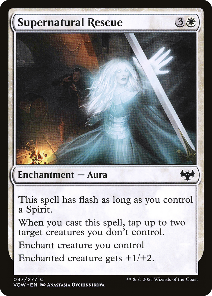Image of Supernatural Rescue (VOW-037) - Innistrad: Crimson Vow Foil