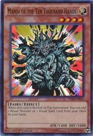 Image of Manju of the Ten Thousand Hands (THSF-EN033) - The Secret Forces 1st Edition
