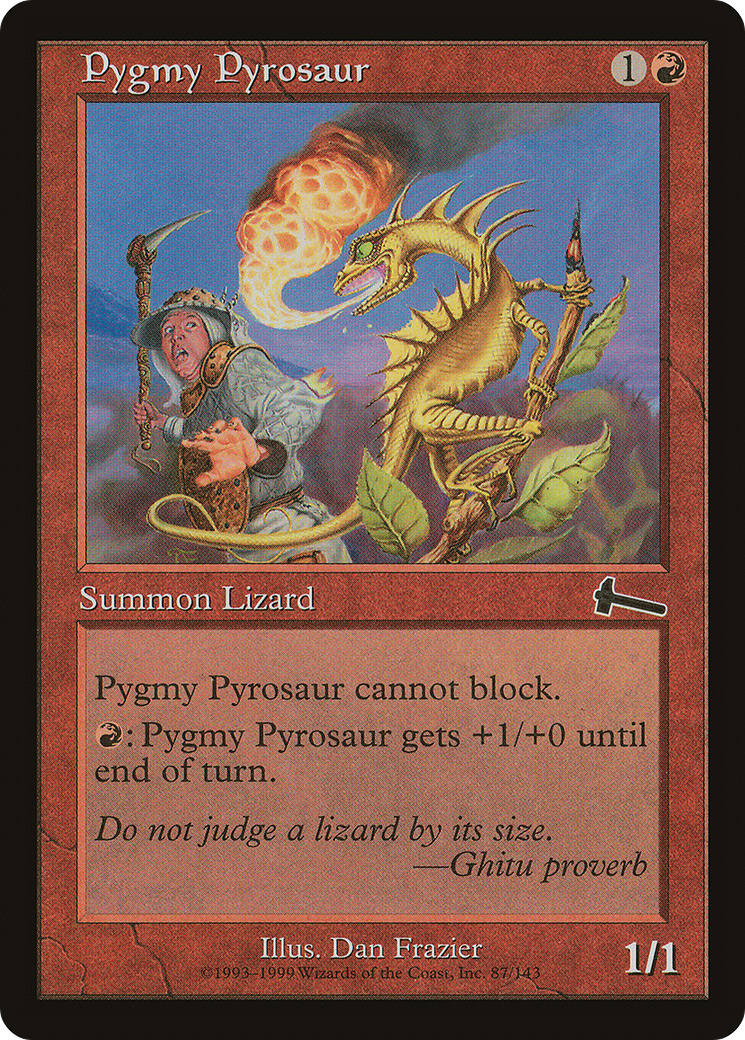 Image of Pygmy Pyrosaur (ULG-087) - Urza's Legacy