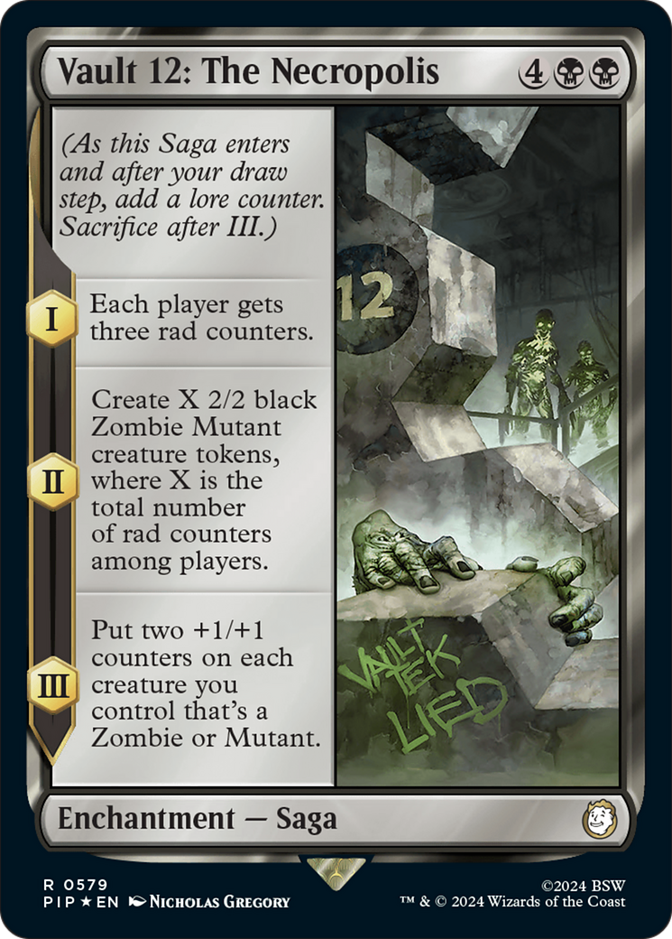Image of Vault 12: The Necropolis (Surge Foil) (PIP-579) - Fallout Foil