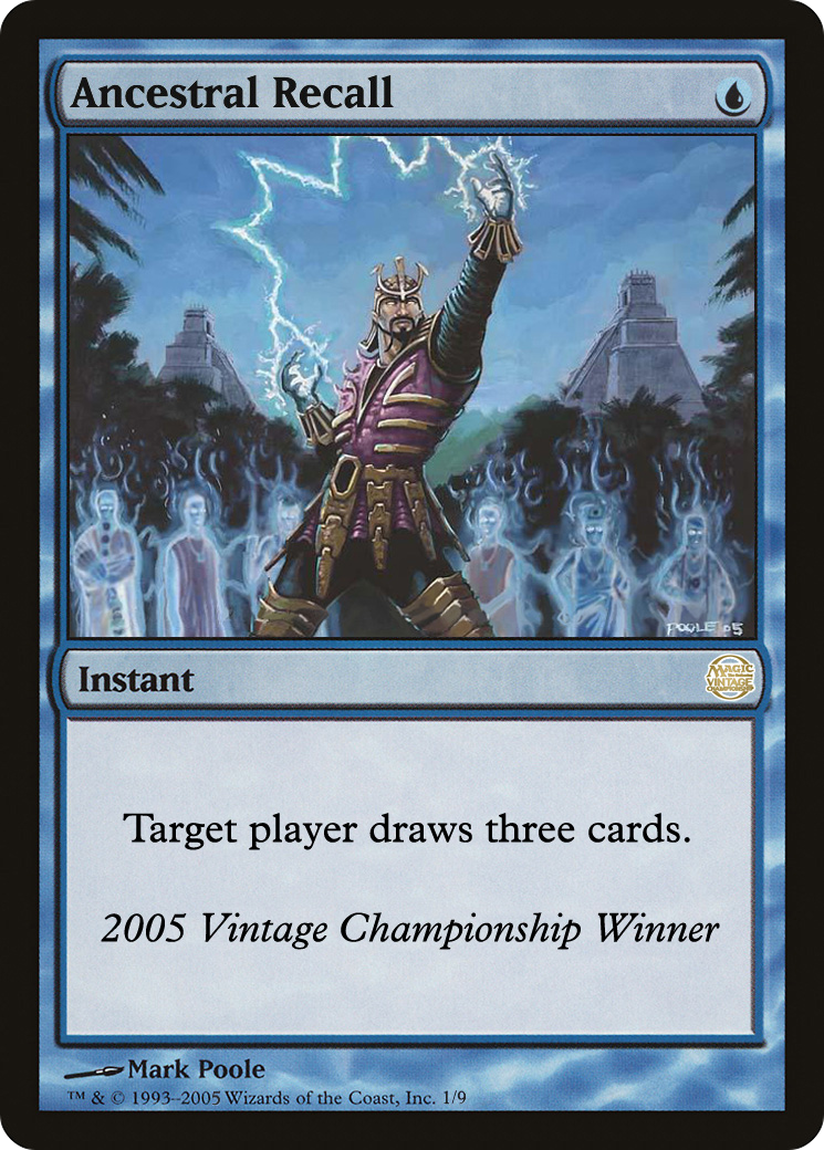 Image of Ancestral Recall (OVNT-2005) - Vintage Championship