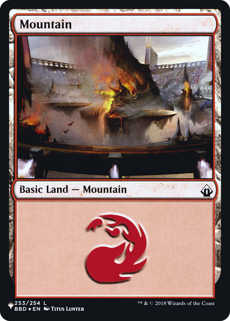 Image of Mountain (BBD) (LIST-BBD-253) - The List Foil