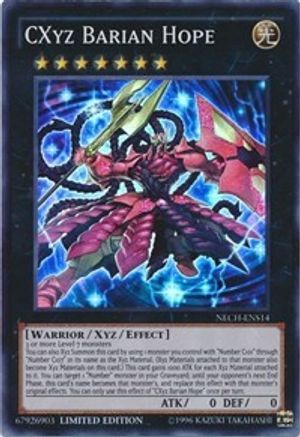 Image of CXyz Barian Hope (SE) (NECH-ENS14) - The New Challengers Limited