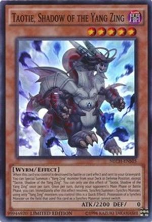 Image of Taotie, Shadow of the Yang Zing (SE) (NECH-ENS05) - The New Challengers Limited