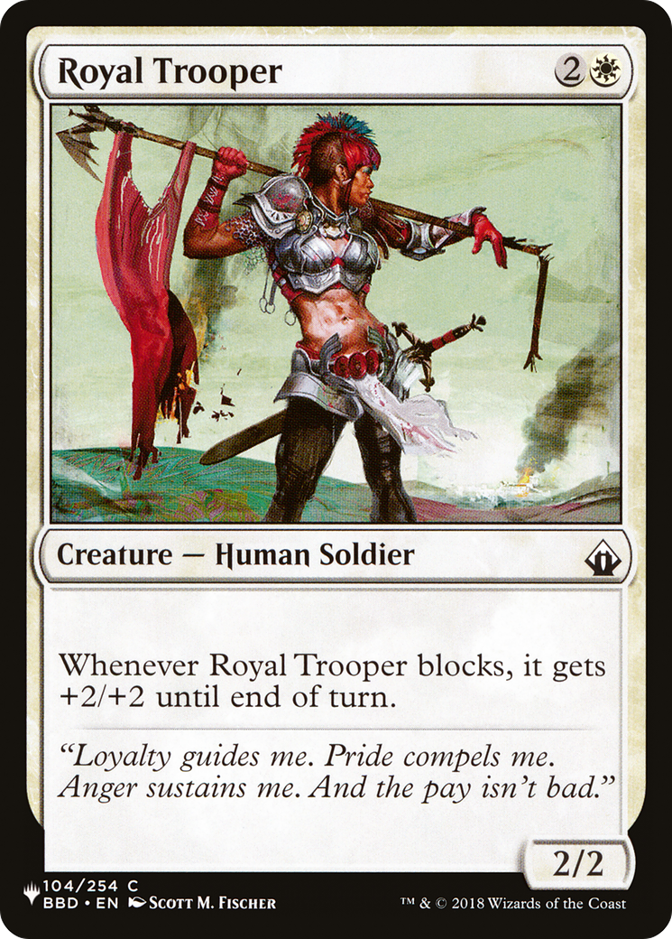 Image of Royal Trooper (LIST-BBD-104) - The List