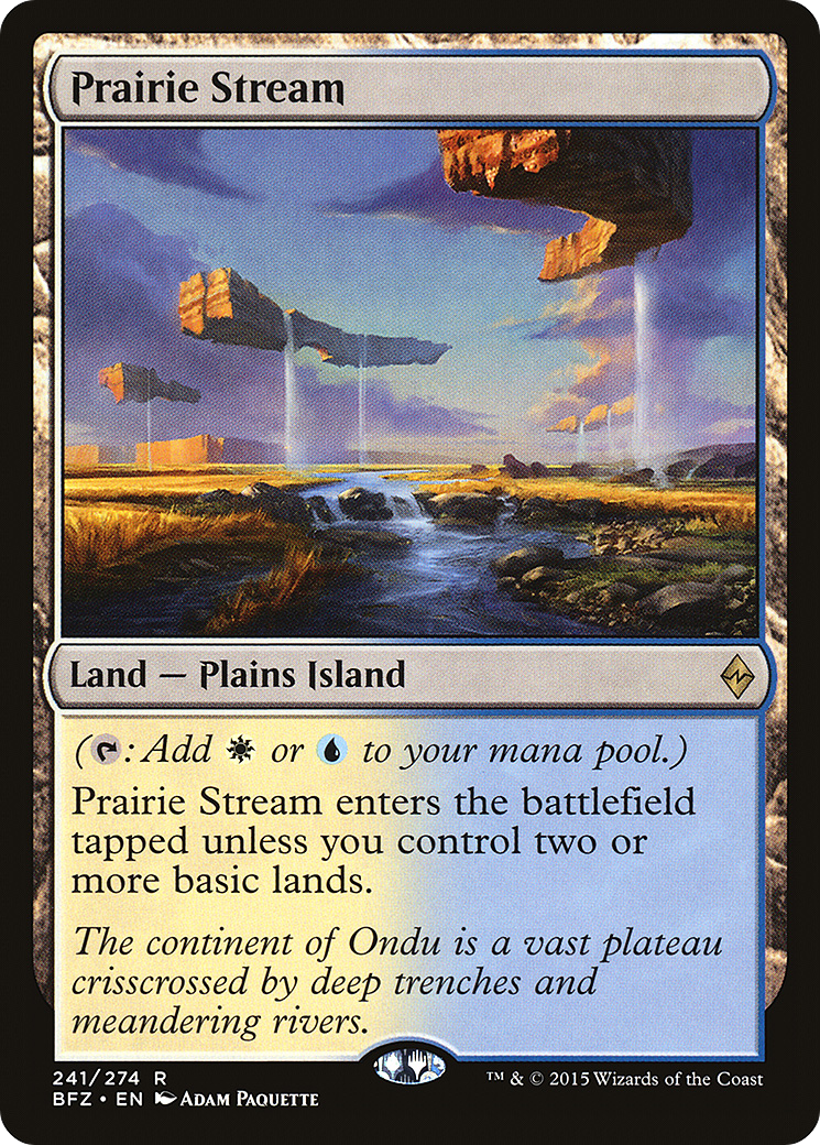 Image of Prairie Stream (BFZ-241) - Battle for Zendikar