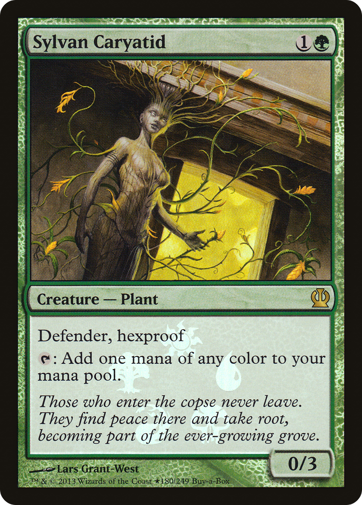 Image of Sylvan Caryatid (BABP-180) - Theros Promos Foil