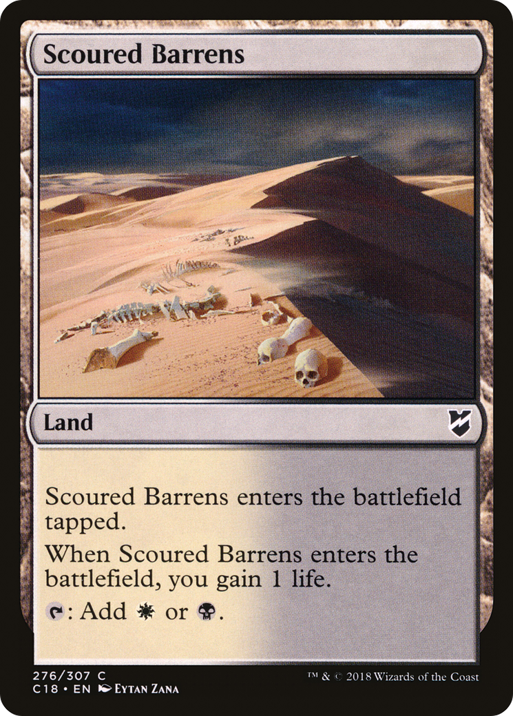 Image of Scoured Barrens (C18-276) - Commander 2018