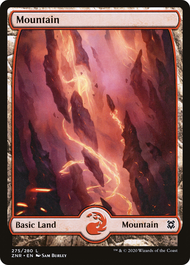 Image of Mountain (275) - Full Art (ZNR-275) - Zendikar Rising: (Full Art)