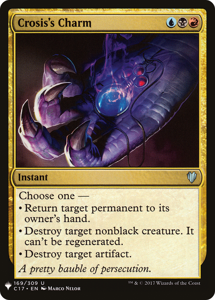 Image of Crosis's Charm (LIST-C17-169) - The List
