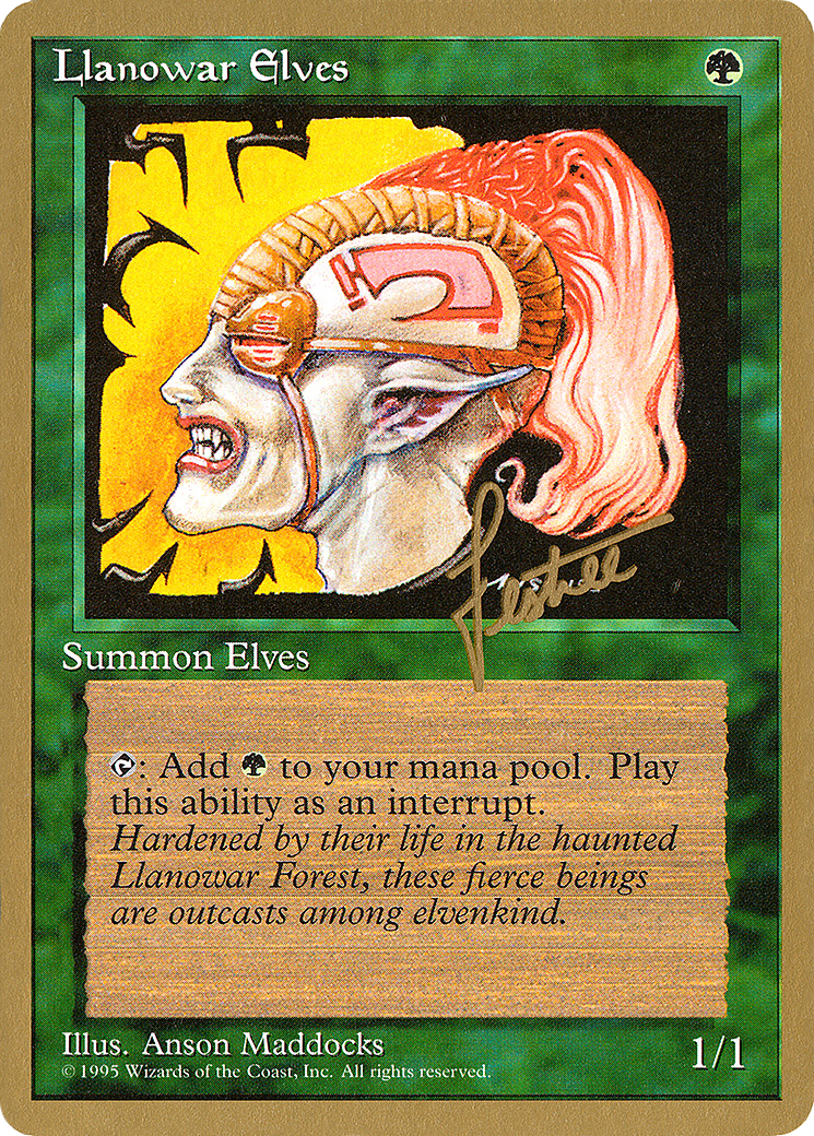 Image of Llanowar Elves - 1996 Bertrand Lestree (4ED) (WCD-) - Pro Tour Collector Set