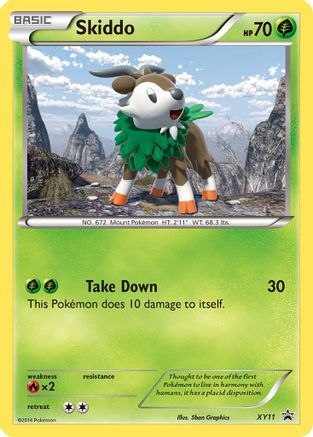 Image of Skiddo XY11  - Holofoil XY Promos - Promo