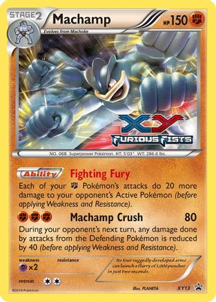 Image of Machamp XY13  - Holofoil XY Promos - Promo