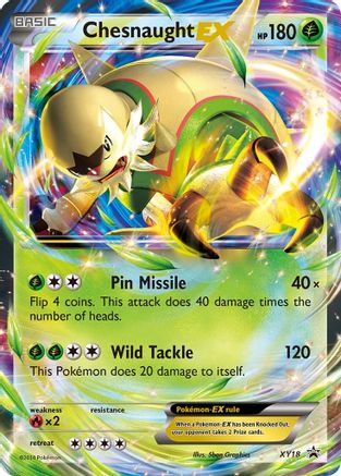 Image of Chesnaught EX XY18  - Holofoil XY Promos - Promo