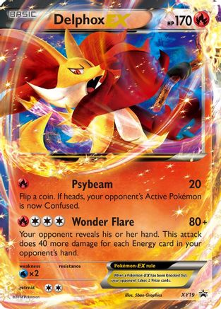 Image of Delphox EX XY19  - Holofoil XY Promos - Promo