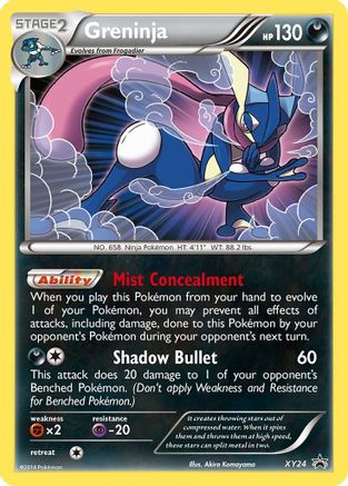 Image of Greninja XY24  - Holofoil XY Promos - Promo