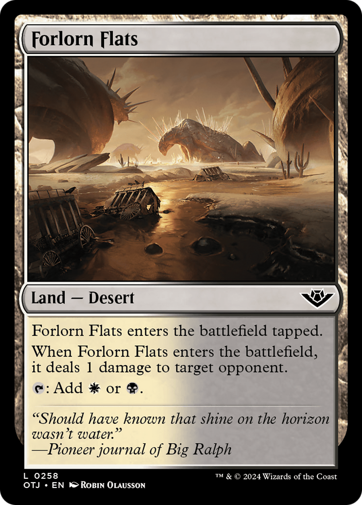 Image of Forlorn Flats (OTJ-258) - Outlaws of Thunder Junction