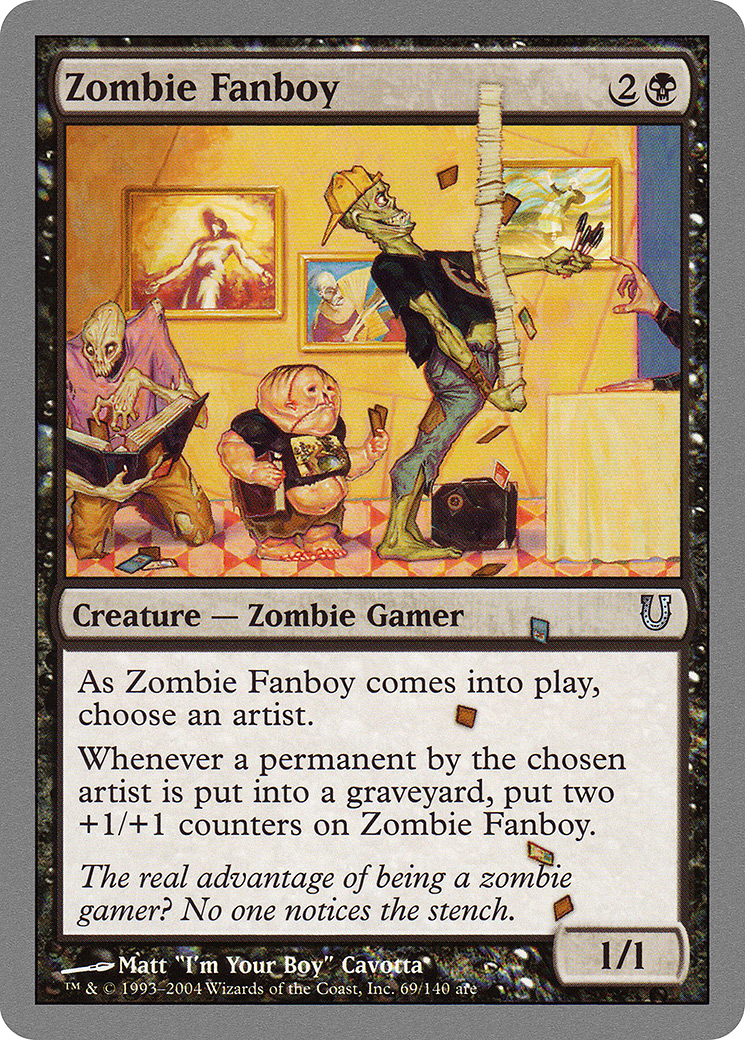 Image of Zombie Fanboy (UNH-069) - Unhinged Foil