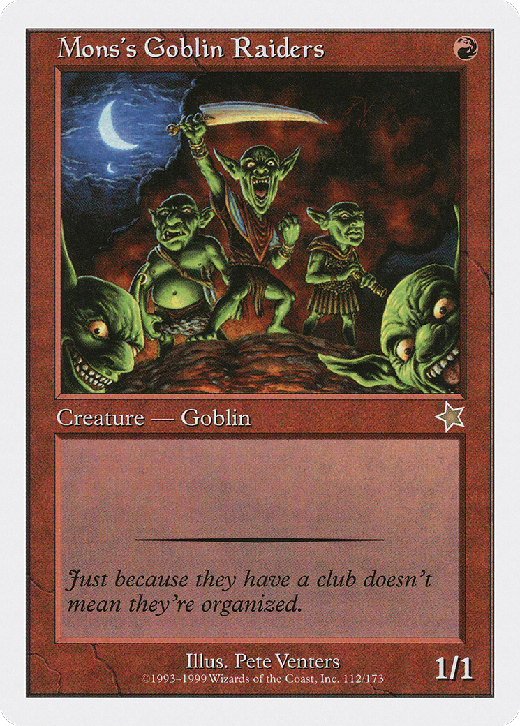 Image of Mons's Goblin Raiders (S99-112) - Starter 1999