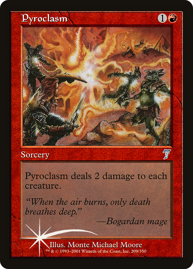Image of Pyroclasm (7ED-209) - 7th Edition Foil