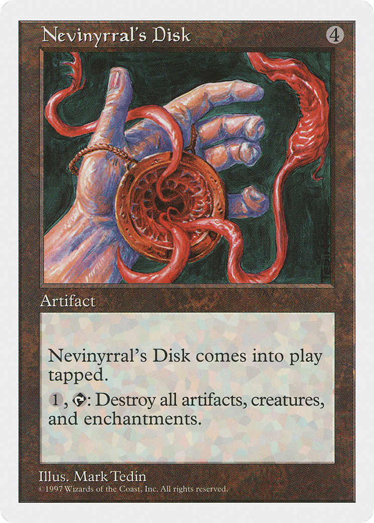 Image of Nevinyrral's Disk (5ED-) - Fifth Edition