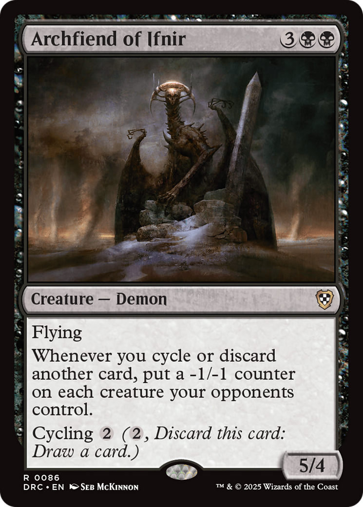 Image of Archfiend of Ifnir (DRC-086) - Commander: Aetherdrift