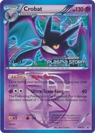 Image of Crobat BW51  - Holofoil Black and White Promos - Promo