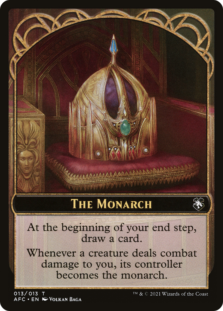 Image of The Monarch (TAFC-013) - Forgotten Realms Commander Tokens