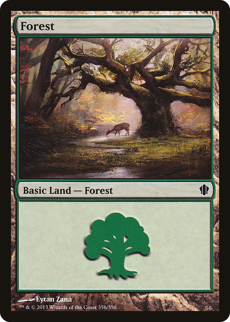 Image of Forest (356) (C13-356) - Commander 2013