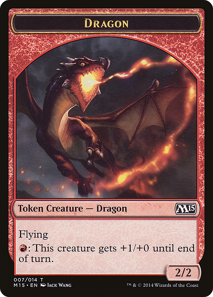 Image of Dragon (M15-007) - Magic 2015 Tokens