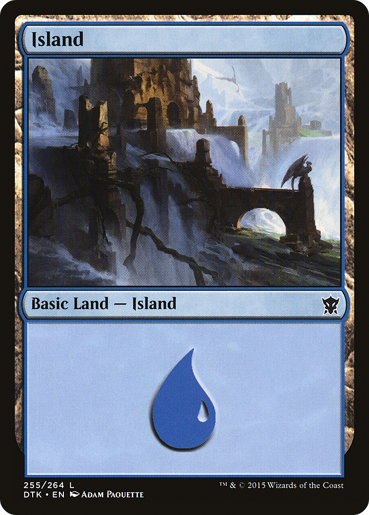 Image of Island (255) (DTK-255) - Dragons of Tarkir