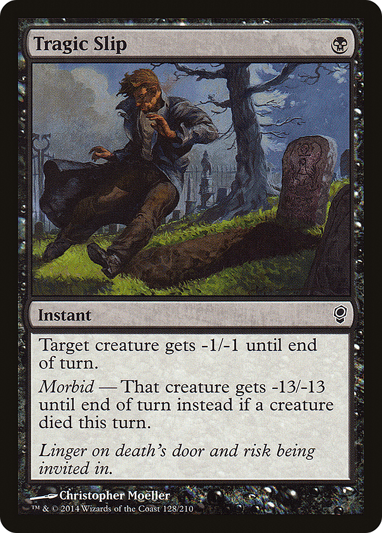 Image of Tragic Slip (CNS-128) - Conspiracy Foil