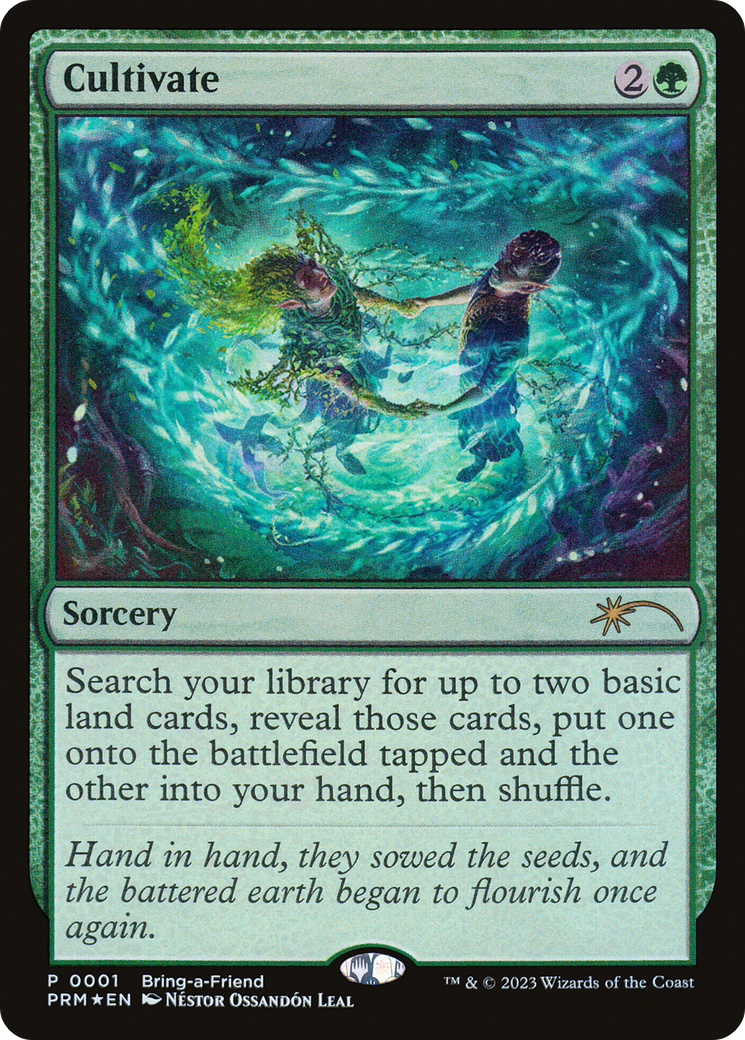 Image of Cultivate (Bring-a-Friend Promo) (UMP-001) - Wizards Play Network 2023 Foil