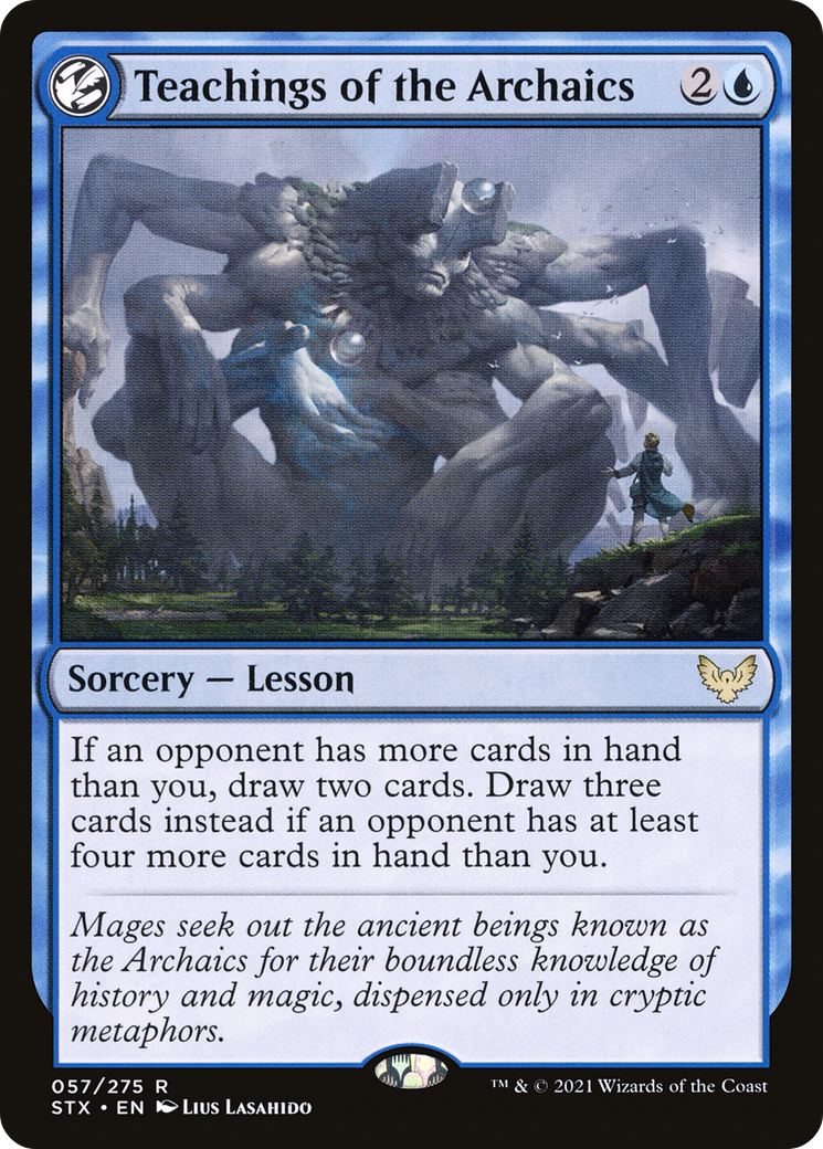 Image of Teachings of the Archaics (STX-057) - Strixhaven: School of Mages: (lesson) Foil