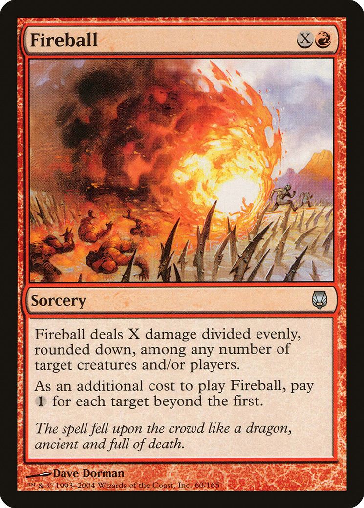 Image of Fireball (DST-060) - Darksteel Foil