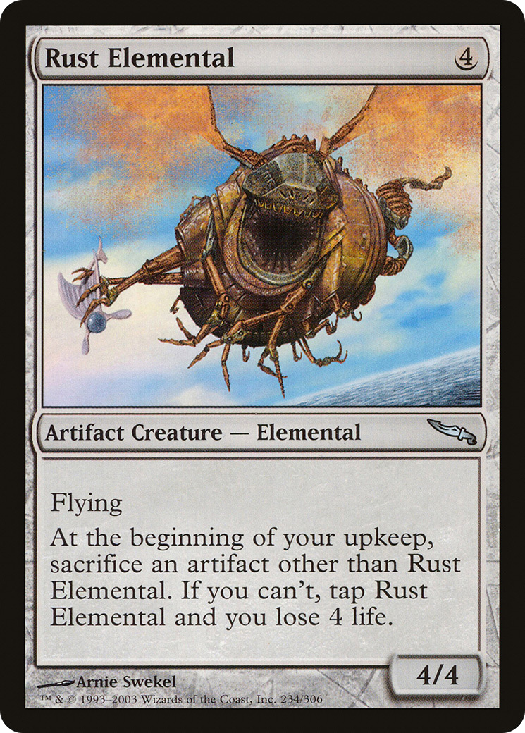 Image of Rust Elemental (MRD-234) - Mirrodin