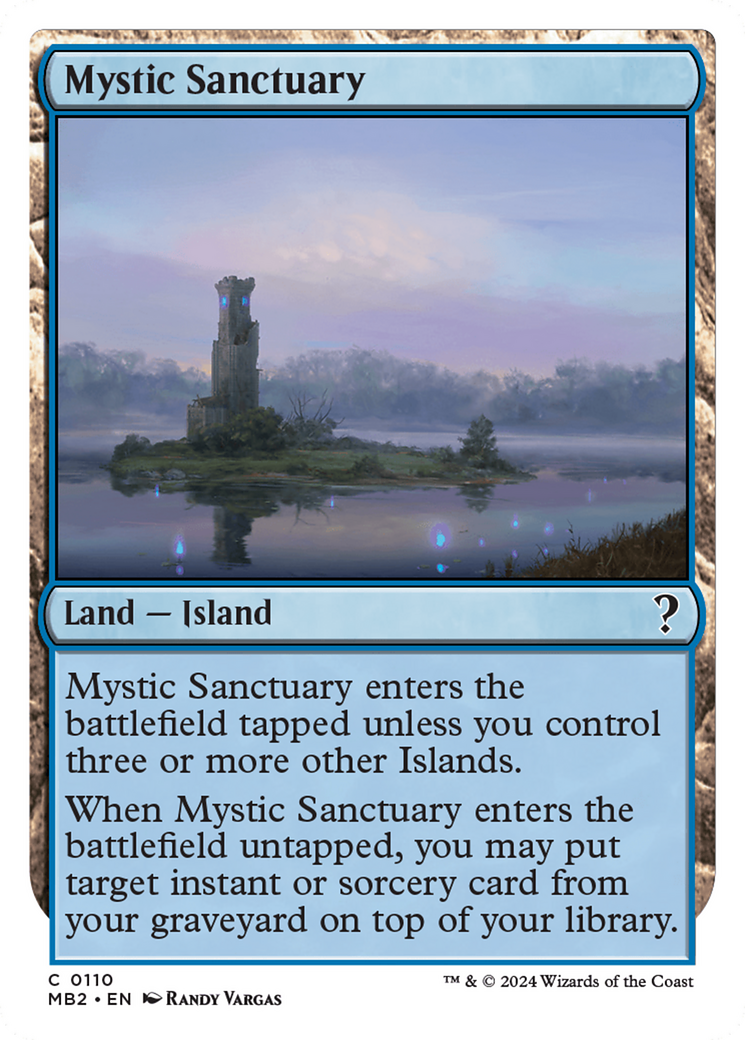 Image of Mystic Sanctuary (White Border) (MB2-110) - Mystery Booster 2