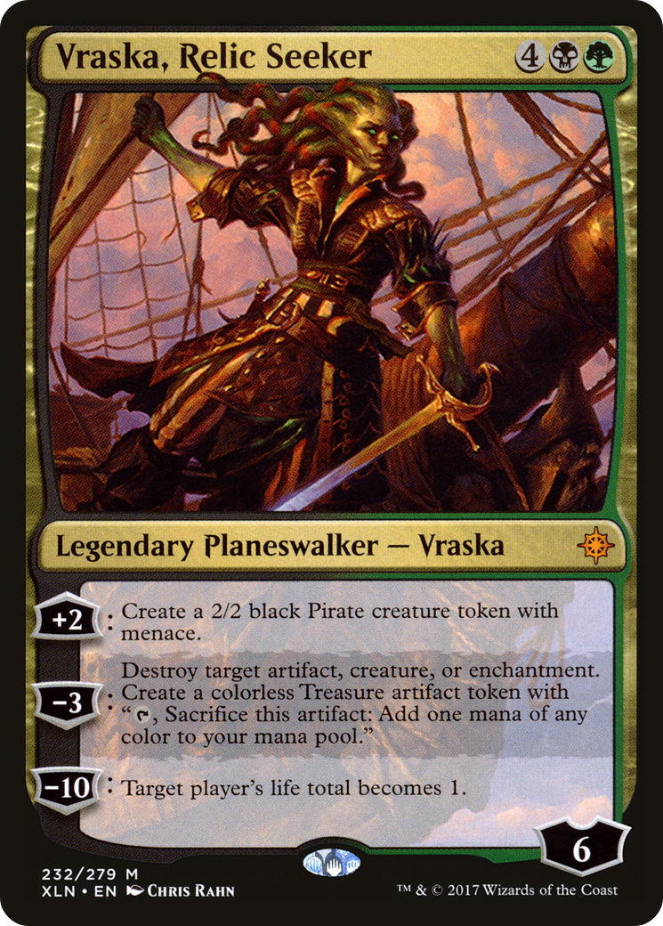 Image of Vraska, Relic Seeker (XLN-232) - Ixalan Foil
