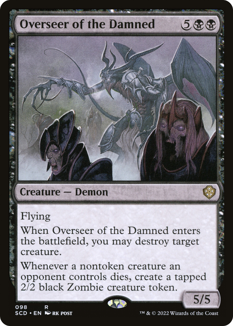 Image of Overseer of the Damned (SCD-098) - Starter Commander Decks